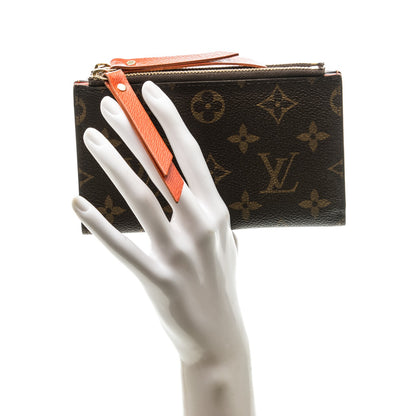 Louis Vuitton Monogram Compact Adele Wallet Piment 2 of 7