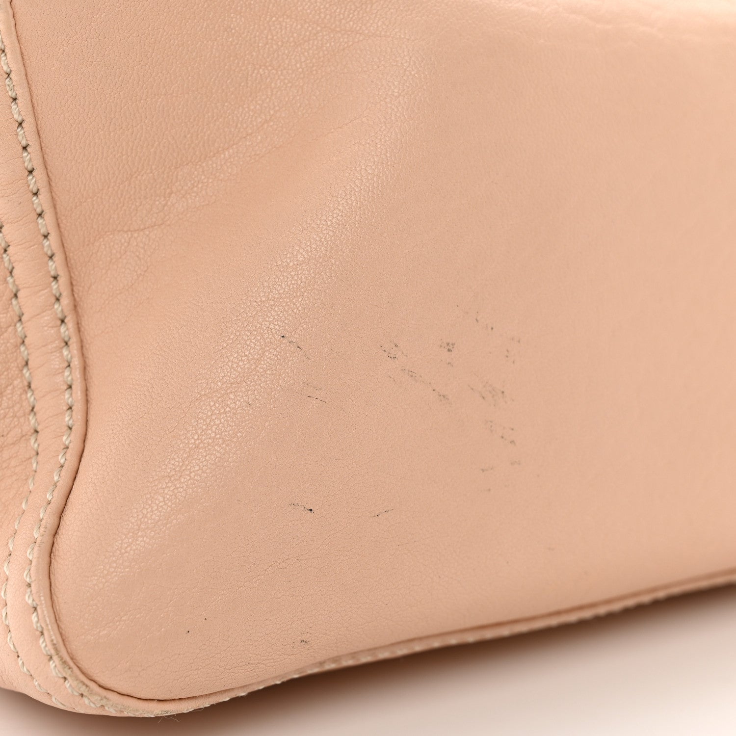 Fendi Nappa Elefante Mini Mama Baguette Beige 7 of 12