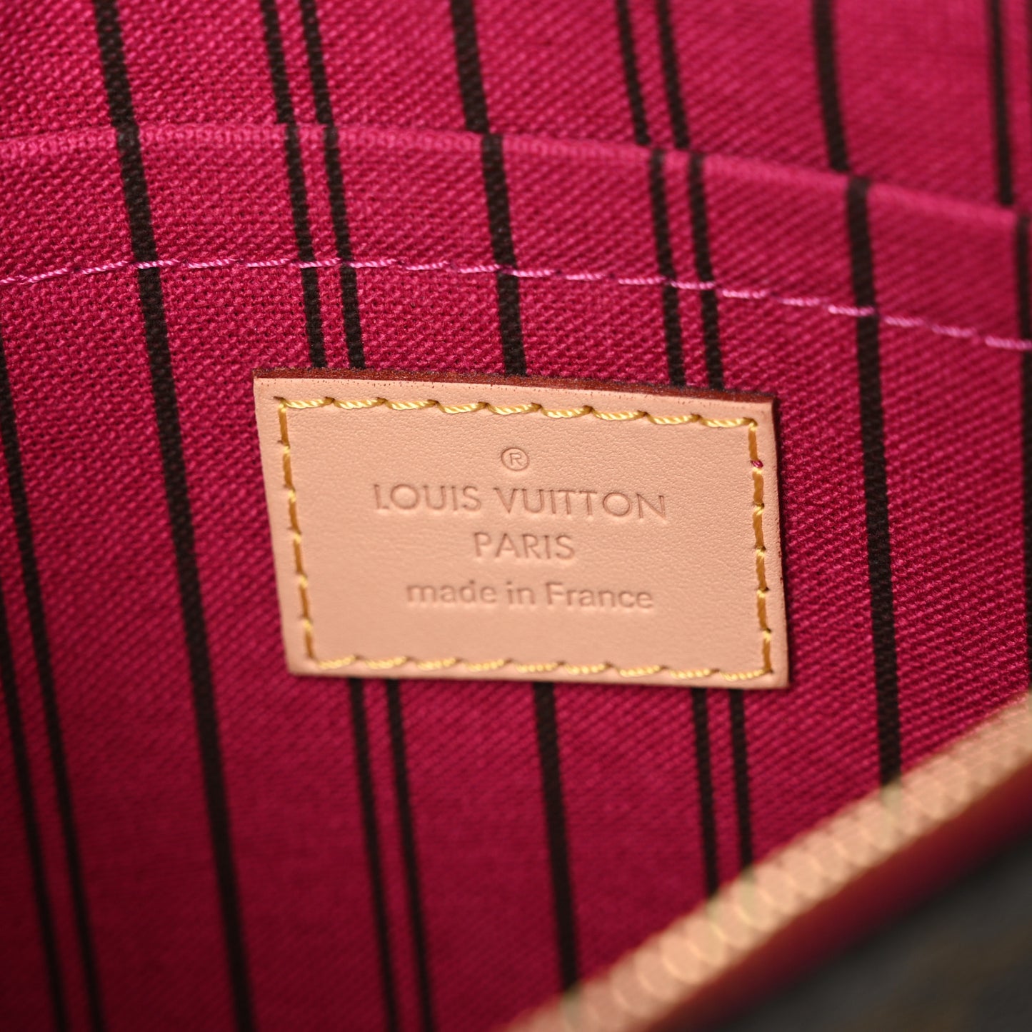 Monogram Neverfull MM GM Pochette Pivoine