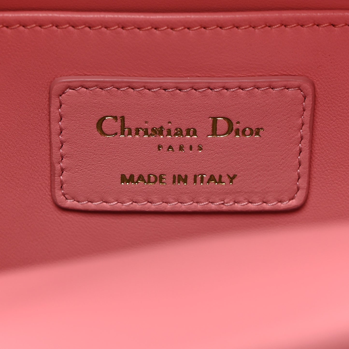 Lambskin Cannage Mini Backpack Peach Blossom