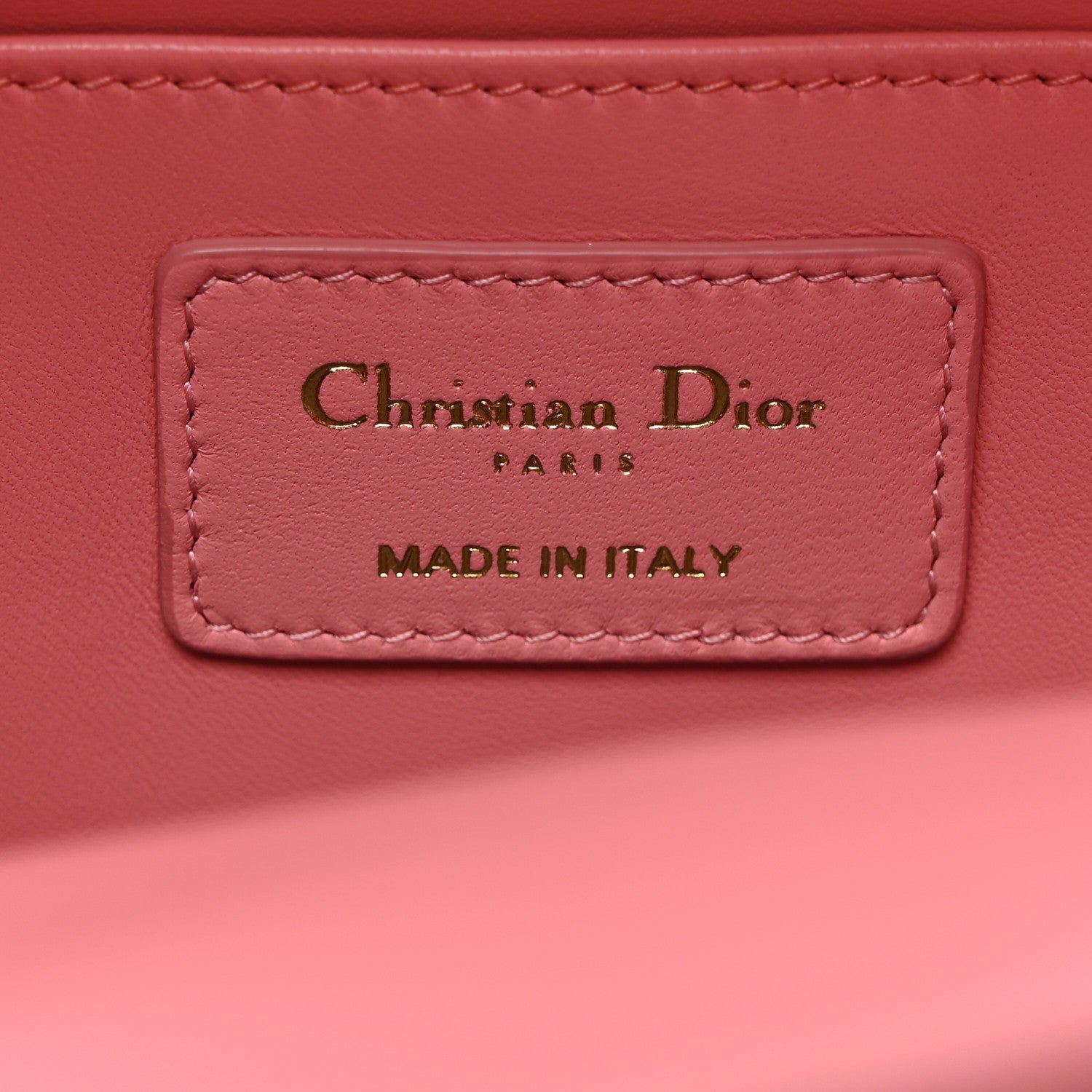 Christian Dior Lambskin Cannage Mini Backpack Peach Blossom 6 of 10