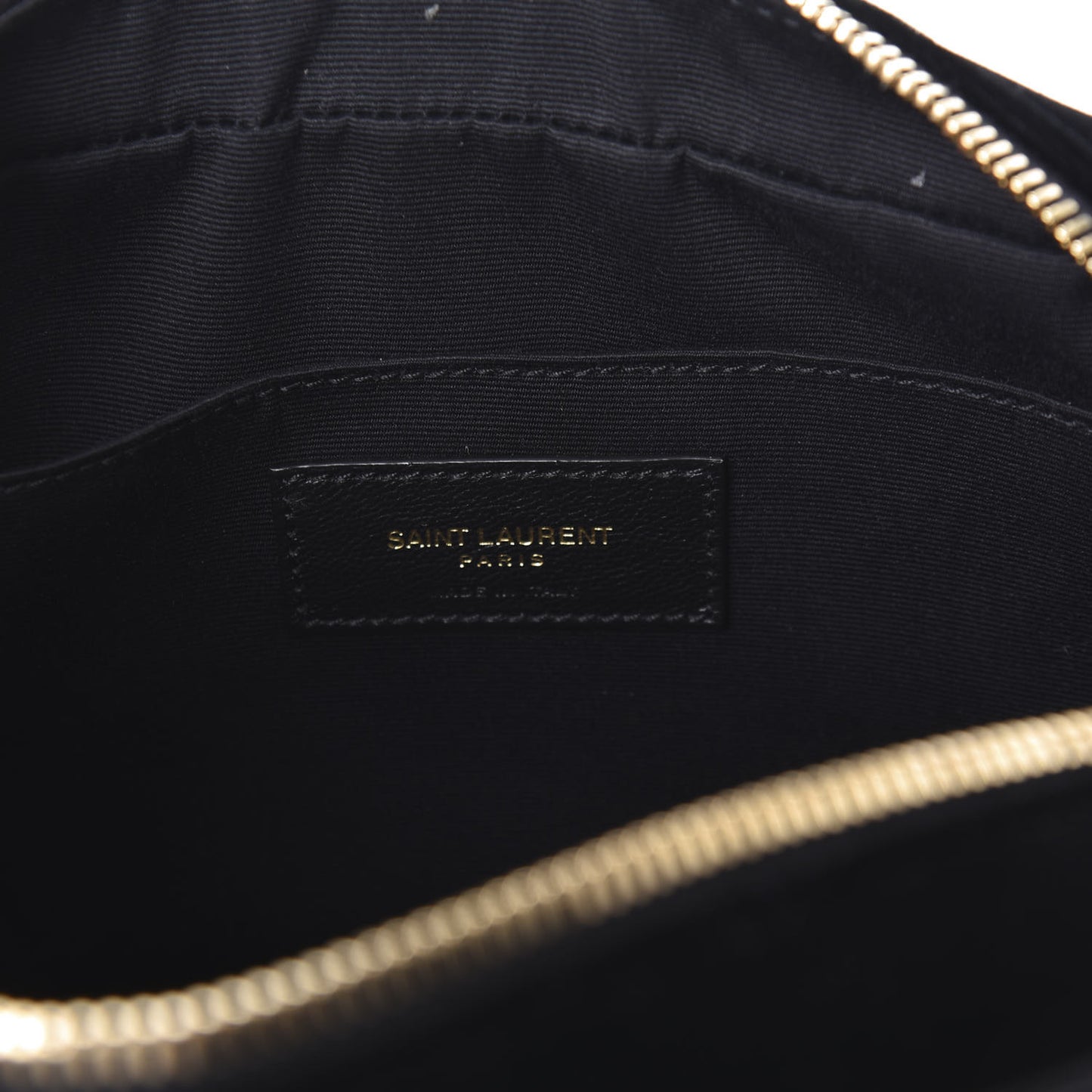 Velvet Matelasse Monogram Lou Camera Bag Black