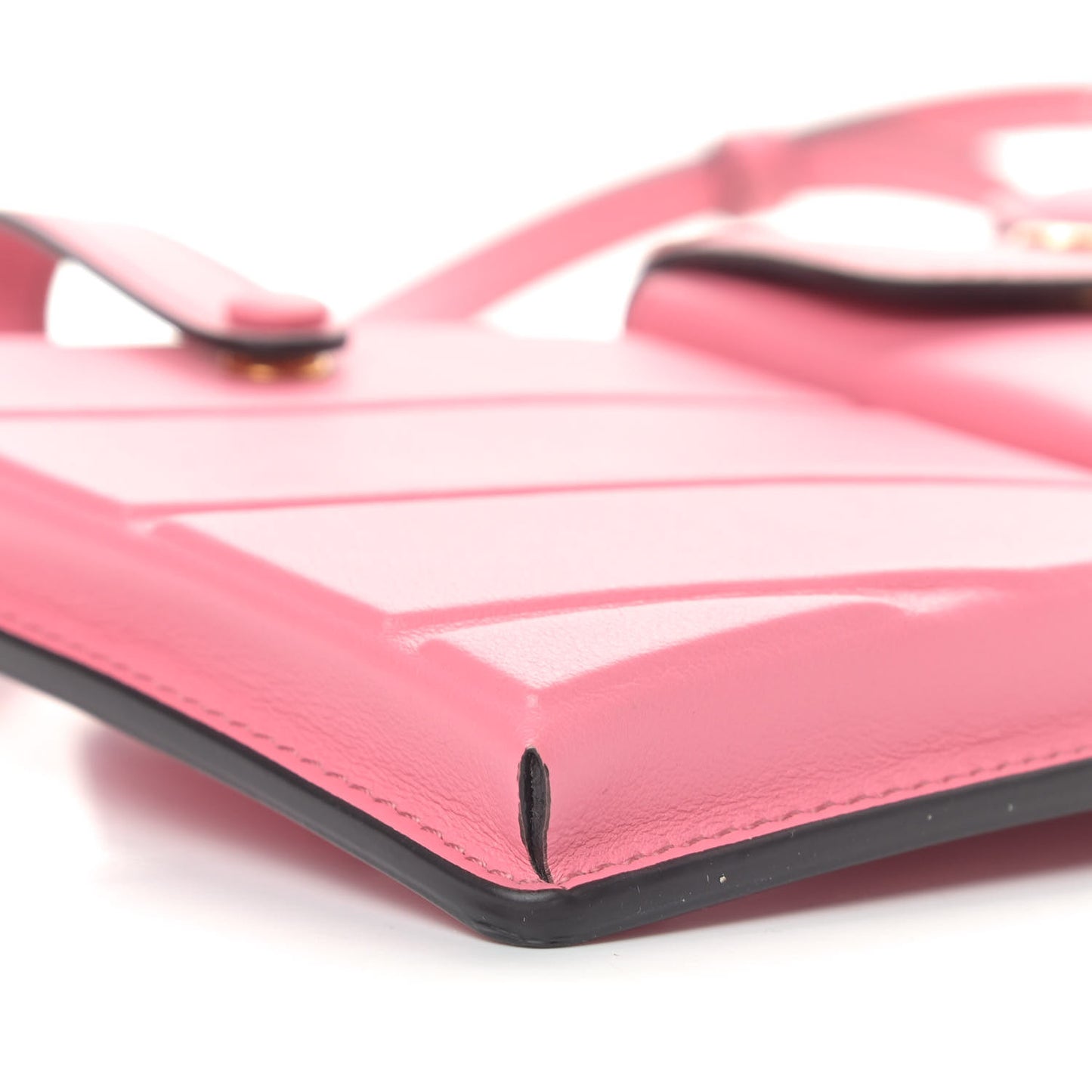 Vitello Grace Matte 3 Pocket Mini Crossbody Bag Pink