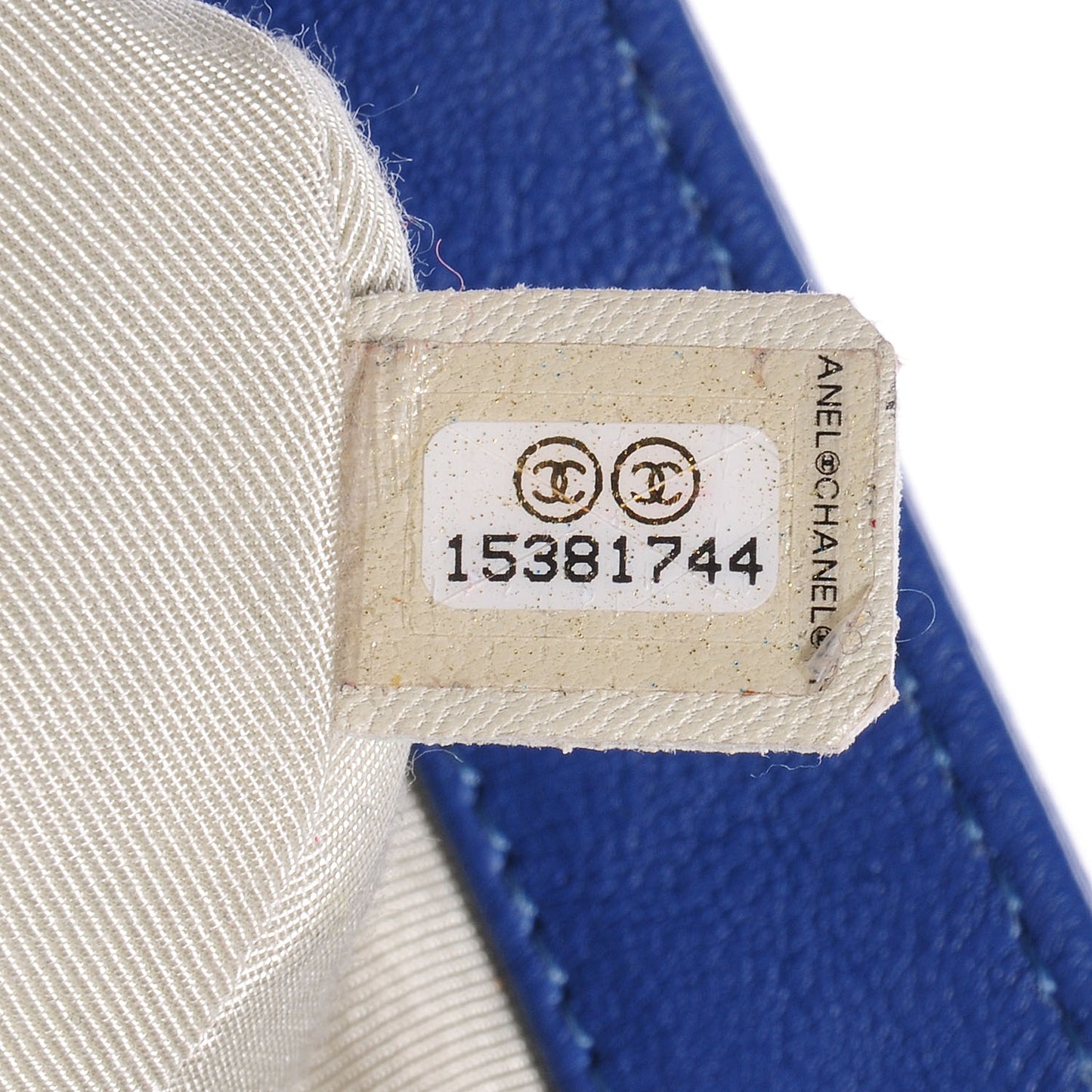 Washed Lambskin Chain Around Medium Messenger Blue