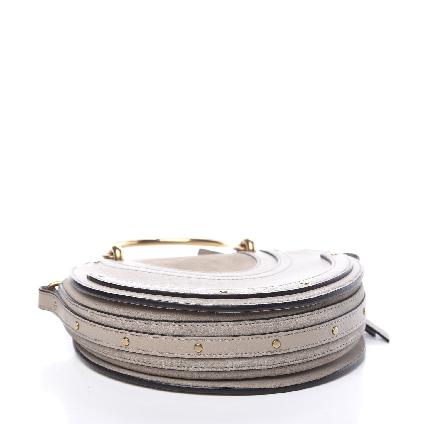 Calfskin Suede Small Pixie Bag Motty Grey
