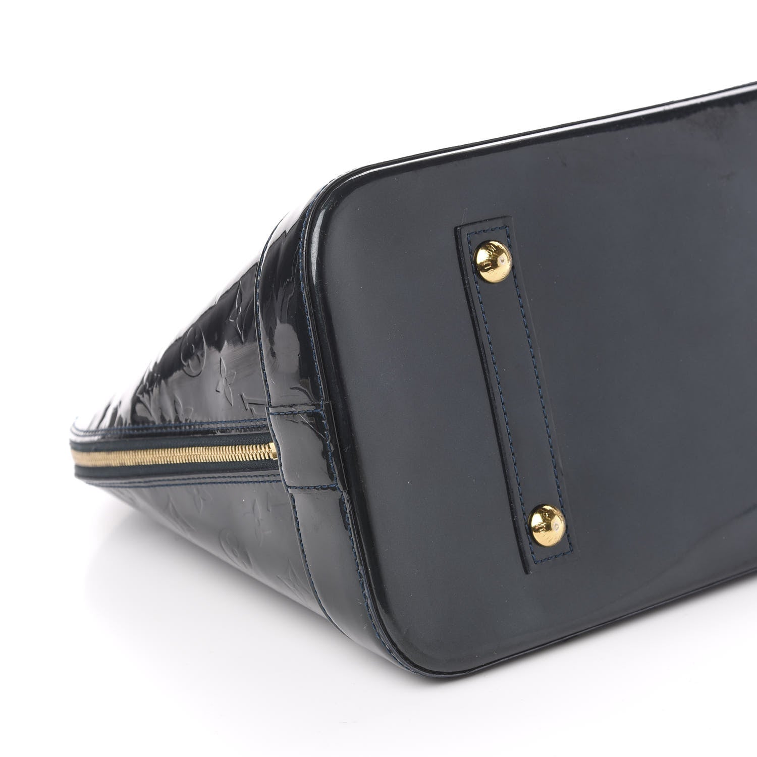 Louis Vuitton Vernis Alma MM Blue Nuit 15 of 19