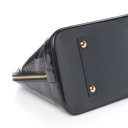 Louis Vuitton Vernis Alma MM Blue Nuit 15 of 19