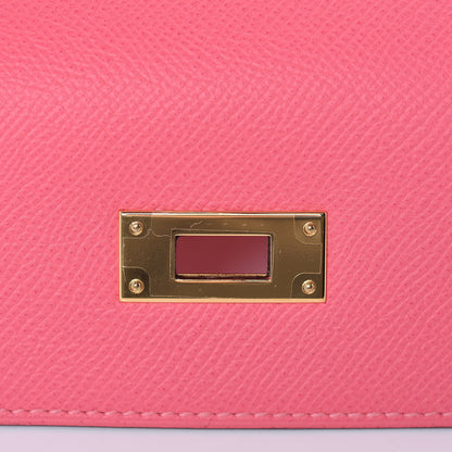 Hermes Epsom Kelly Sellier 28 Rose Azalee 21 of 41