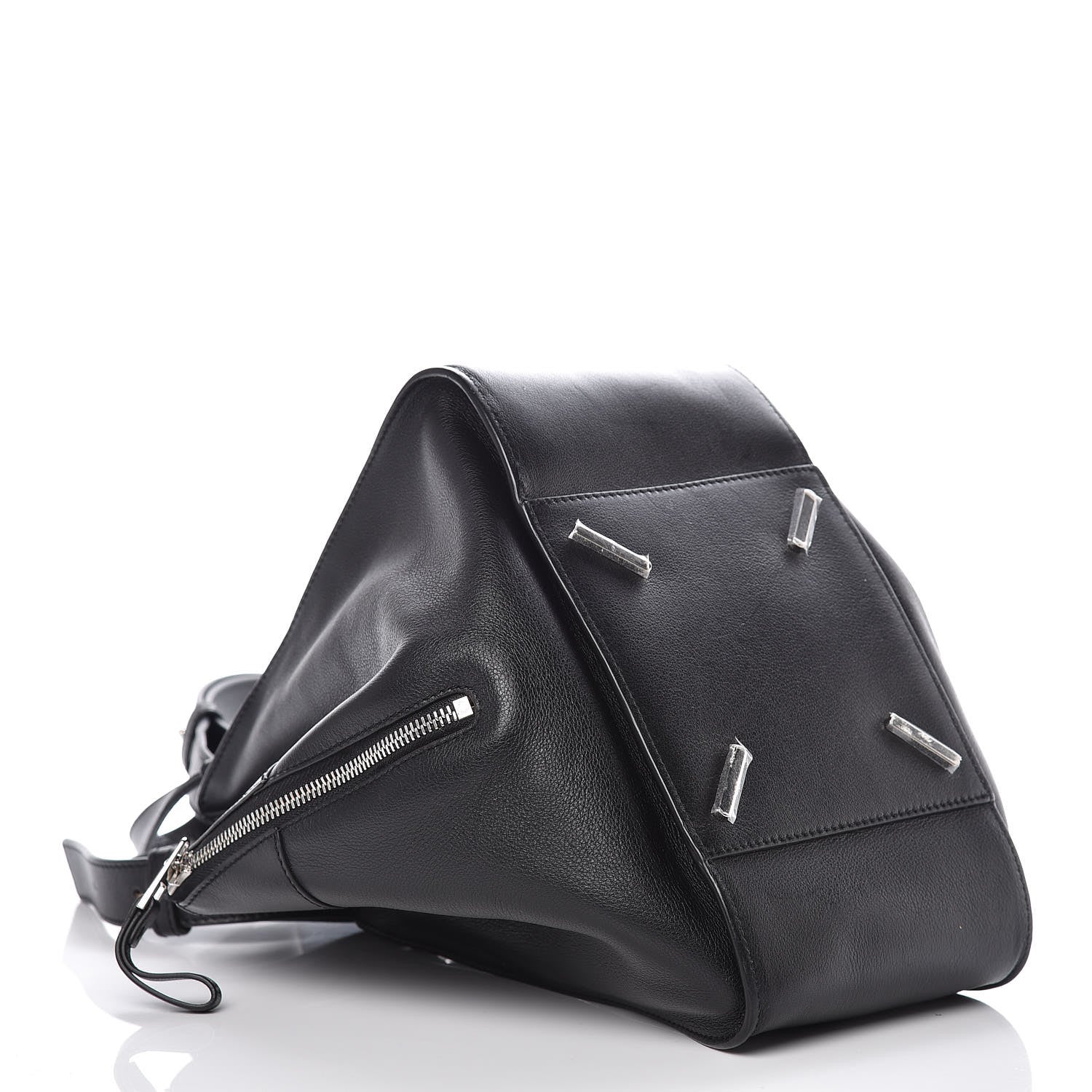 Loewe Calfskin Small Hammock Shoulder Bag Black 4 of 7