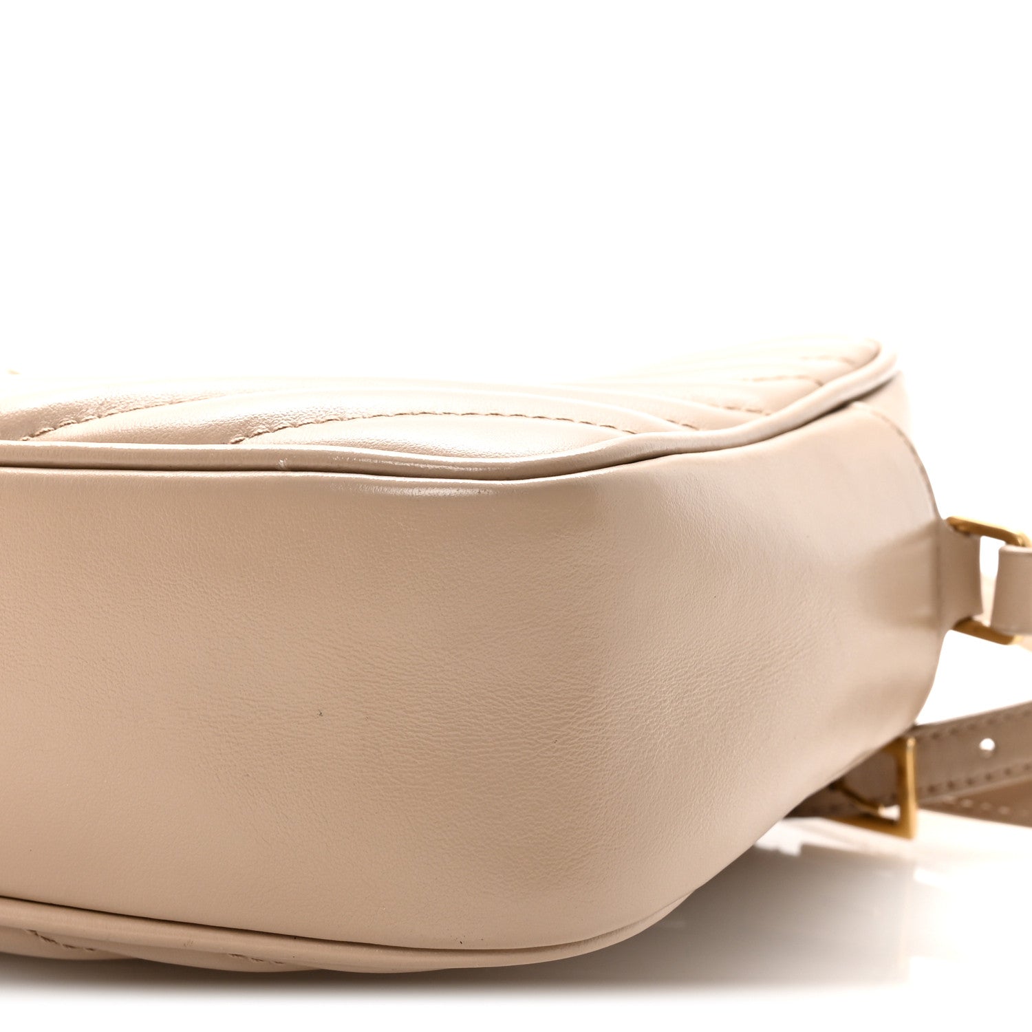 Saint Laurent Calfskin Matelasse Monogram Lou Camera Bag Dark Beige 9 of 9