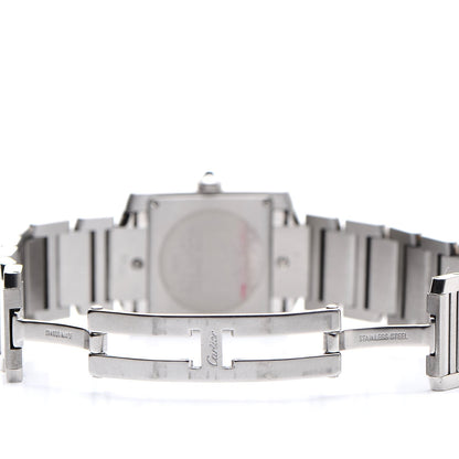 Cartier Stainless Steel 25mm Tank Francaise Quartz Watch 6 of 6