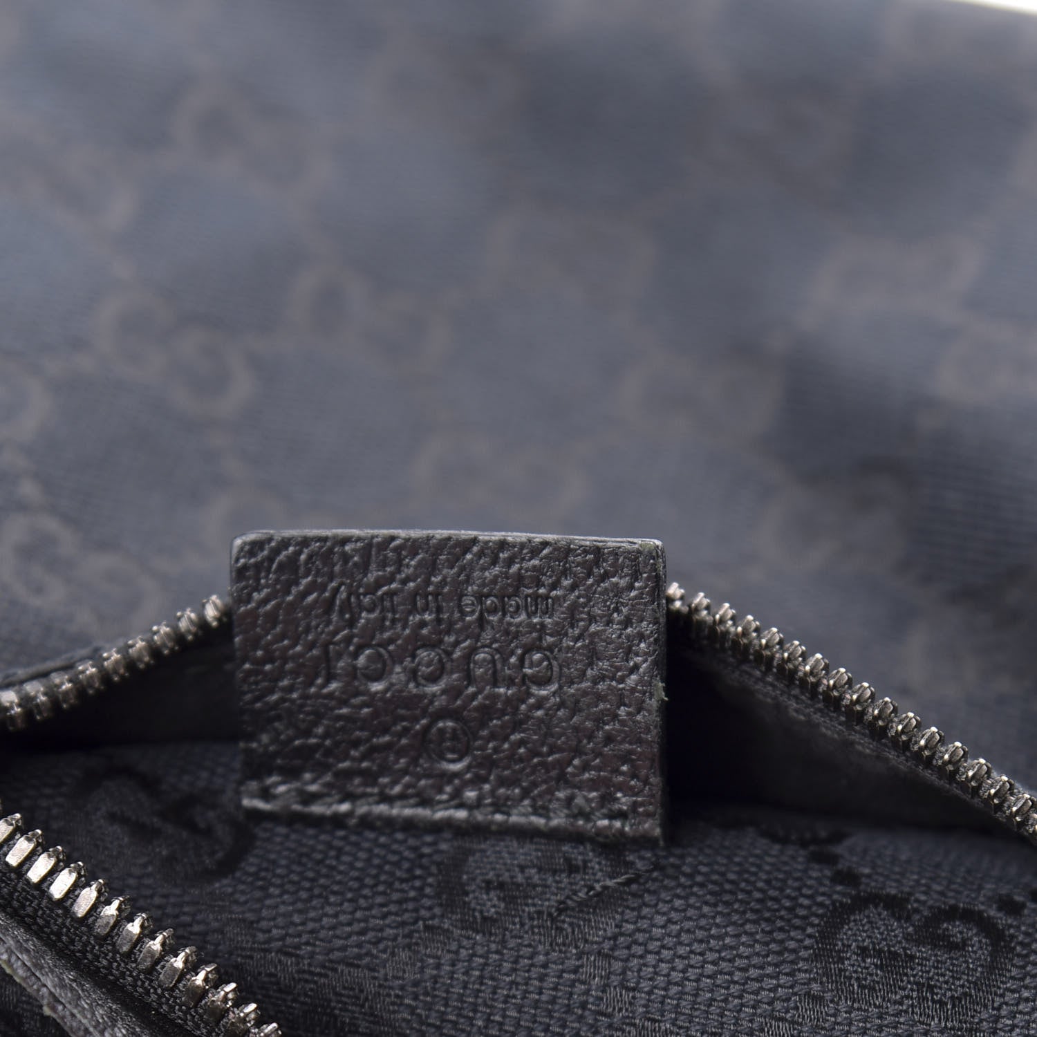 Gucci GG Monogram Double Pocket Belt Bag Black 6 of 7