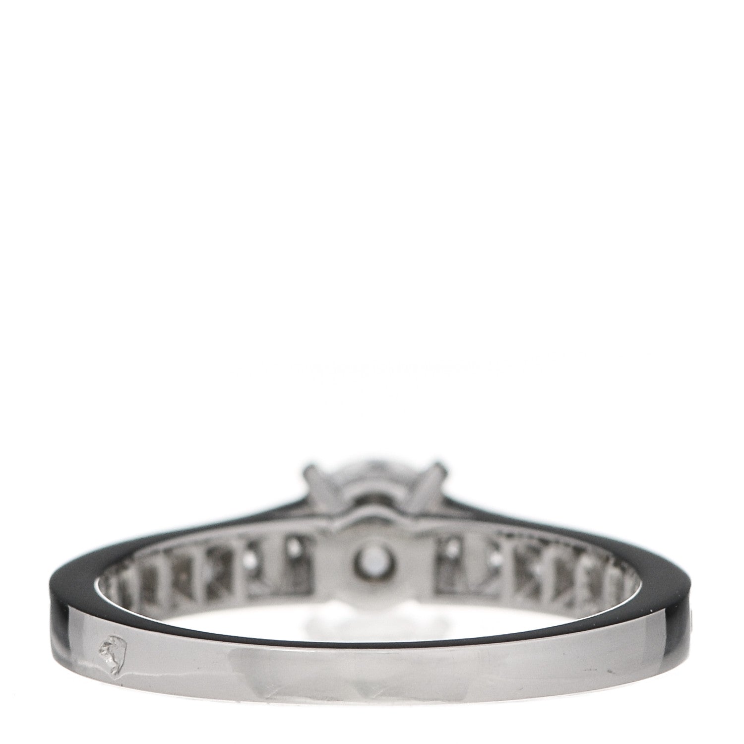 Cartier Platinum Diamond .40ct Solitaire 1895 Engagement Ring 50 5.25 4 of 7