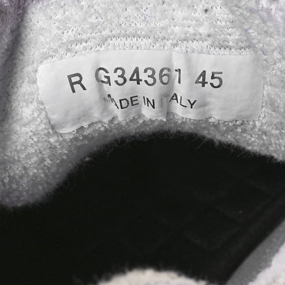 Chanel Tweed Suede Felt CC Sneakers 45 Red 7 of 10
