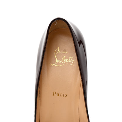 Christian Louboutin Patent Degrade Leopard Pigalle Follies 70 Pumps 40 Leopard Burgundy 6 of 11