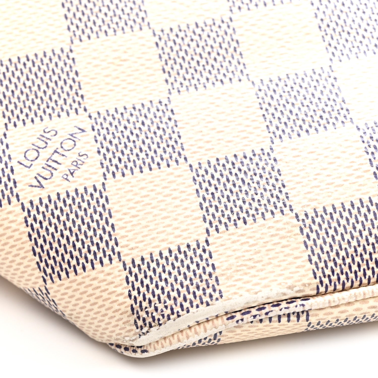 Louis Vuitton Damier Azur Braided Neverfull MM Orange 12 of 15