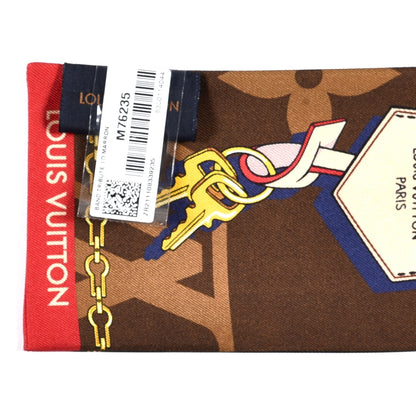 Louis Vuitton Silk Monogram Tribute To Bandeau Marron 3 of 3