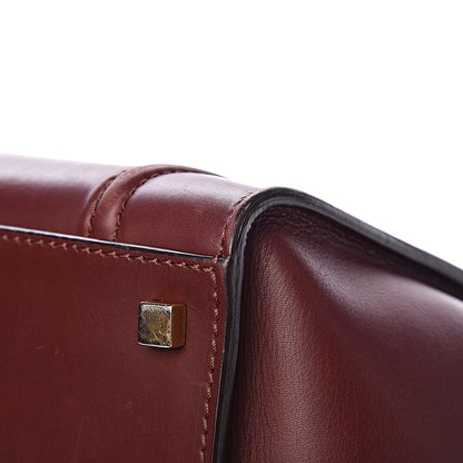 Celine Natural Calfskin Medium Phantom Luggage Burgundy 21 of 21