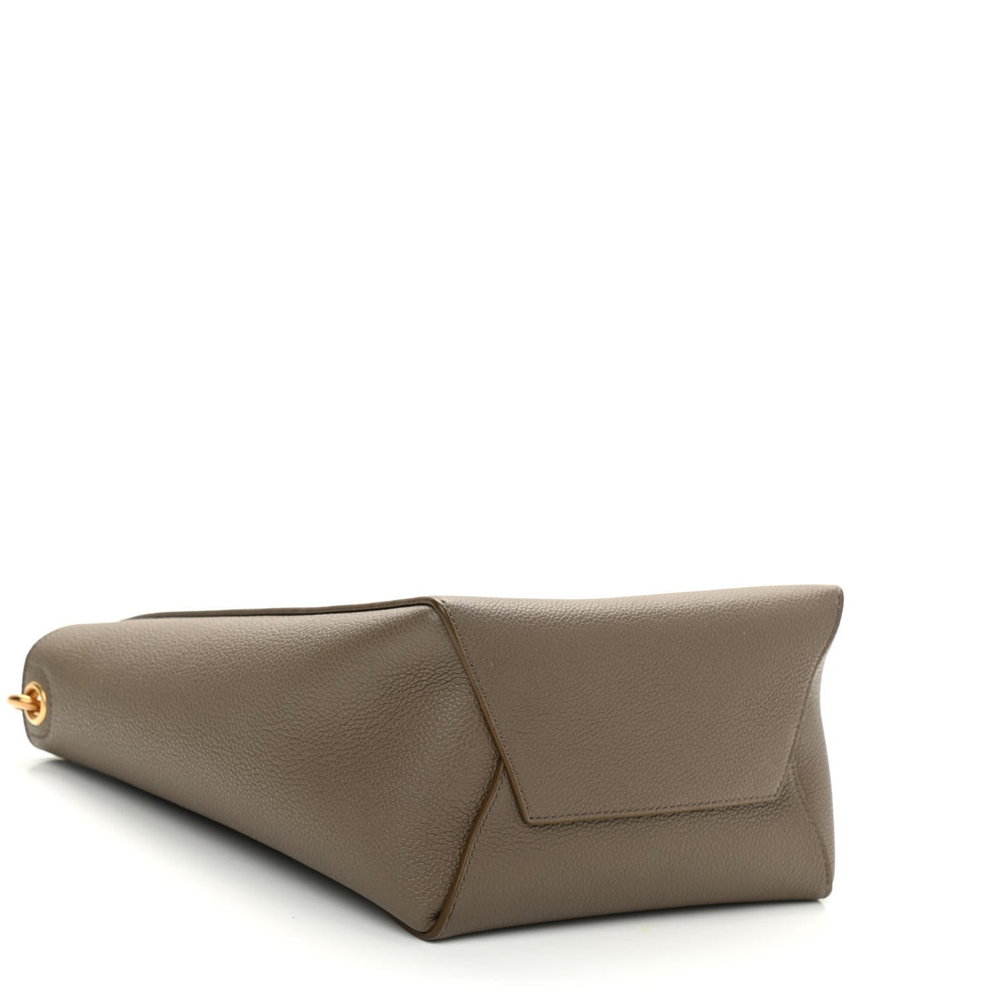 Soft Grained Calfskin Small Sangle Bucket Bag Taupe