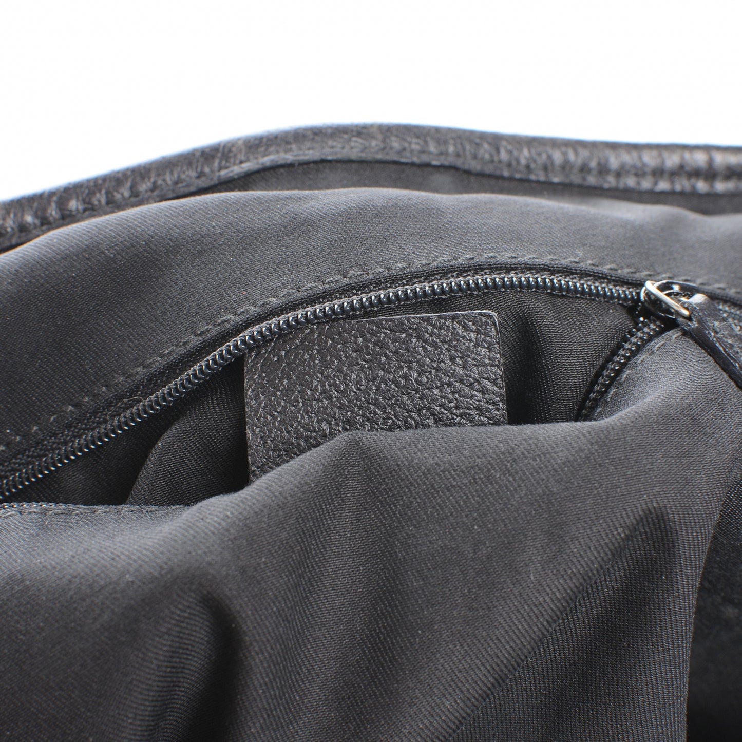 Monogram Medium Abbey Shoulder Bag Black