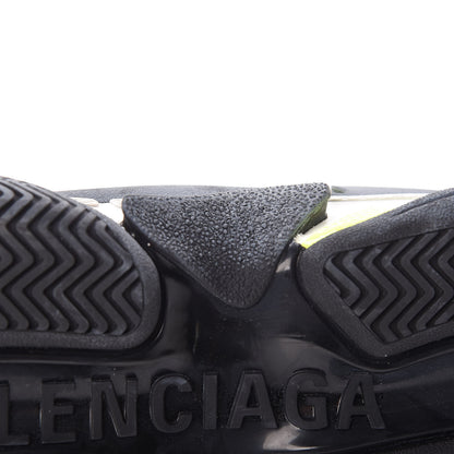 Balenciaga Nylon Suede Mens Triple S 2.0 Sneakers 42 Gris Black Jaune Fluo 8 of 12