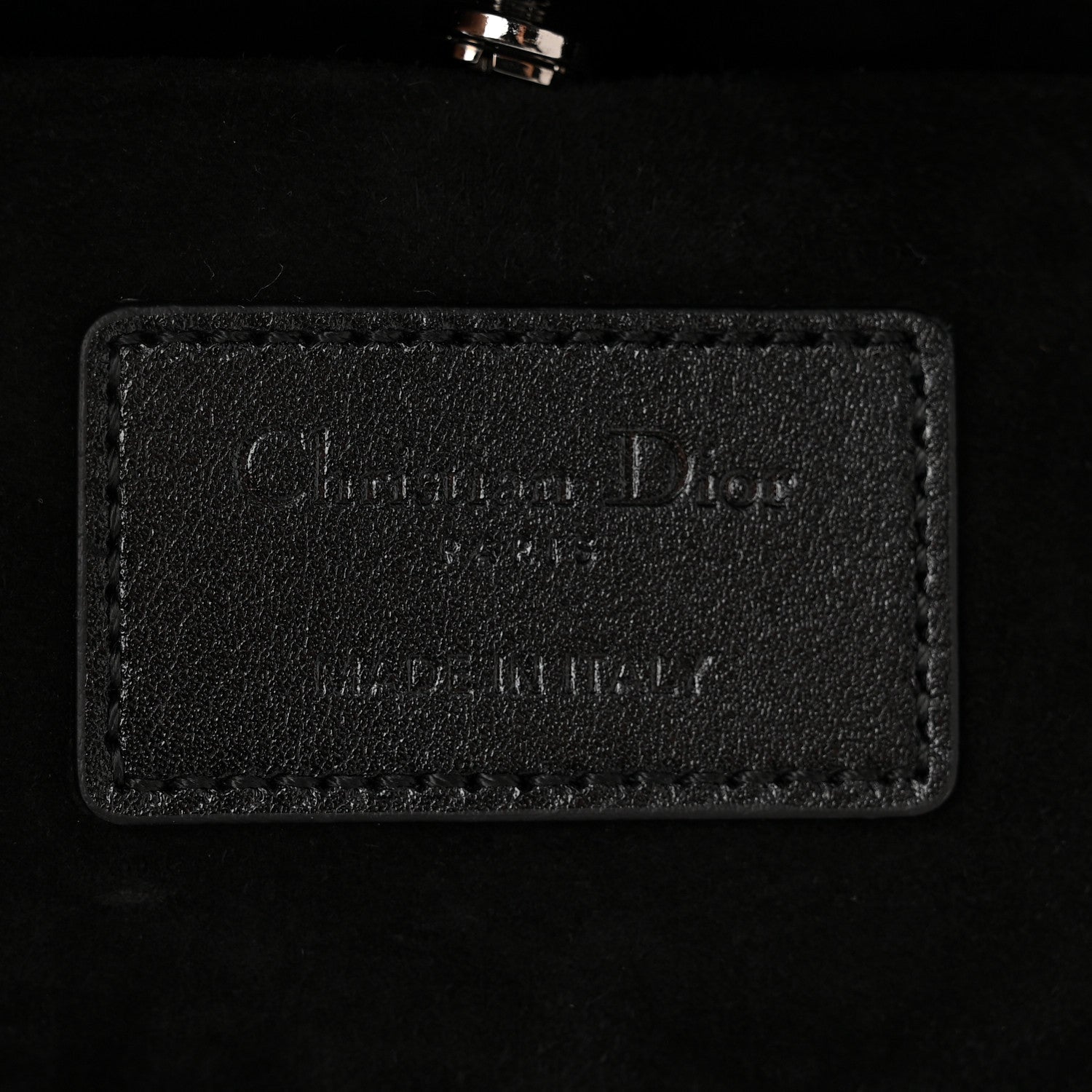 Christian Dior Lambskin Cannage The Lady 95.22 Black 6 of 10