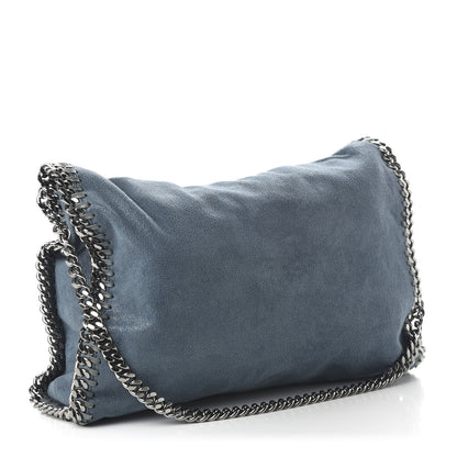 Stella McCartney Shaggy Deer Falabella Fold Over Tote Blue 3 of 9