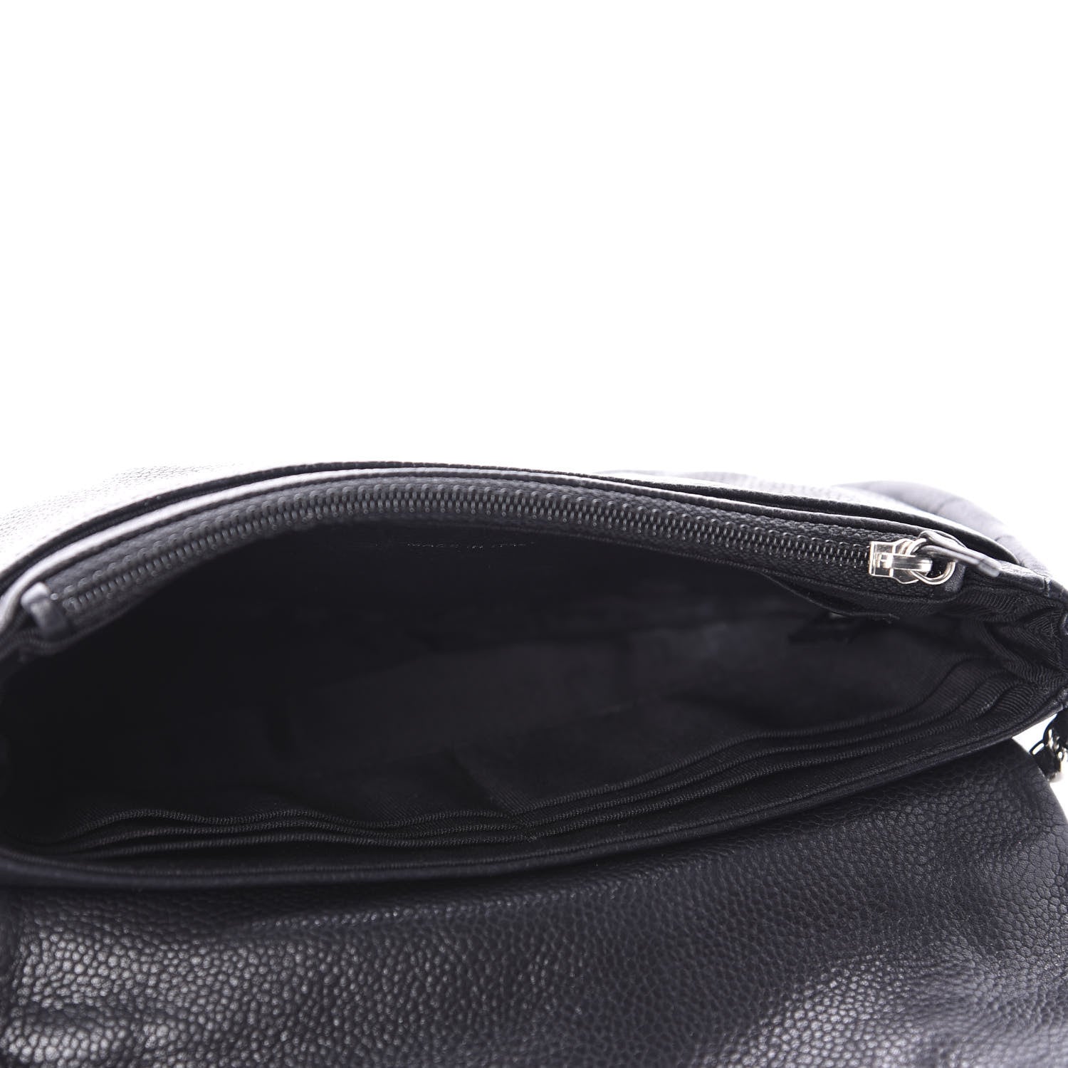 Chanel Caviar Half Moon Wallet On Chain WOC Black 5 of 12