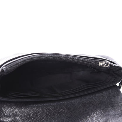 Chanel Caviar Half Moon Wallet On Chain WOC Black 5 of 12