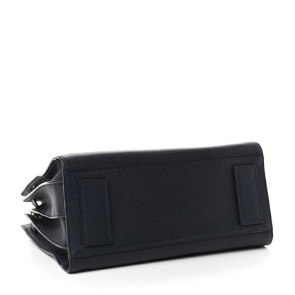 Saint Laurent Grained Calfskin Small Supple Sac De Jour Navy 4 of 9
