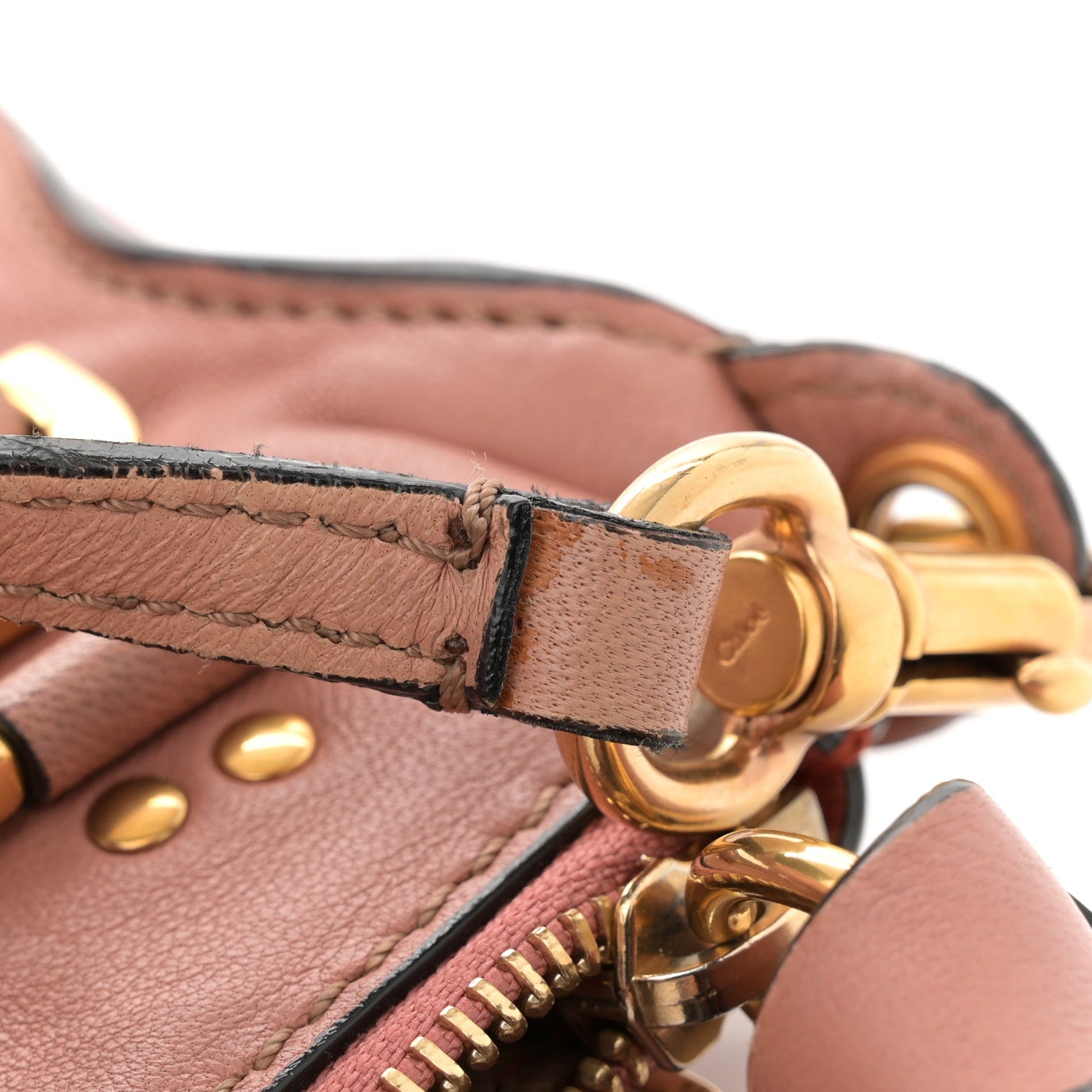 Chloe Calfskin Mini Marcie Satchel Clay 13 of 13