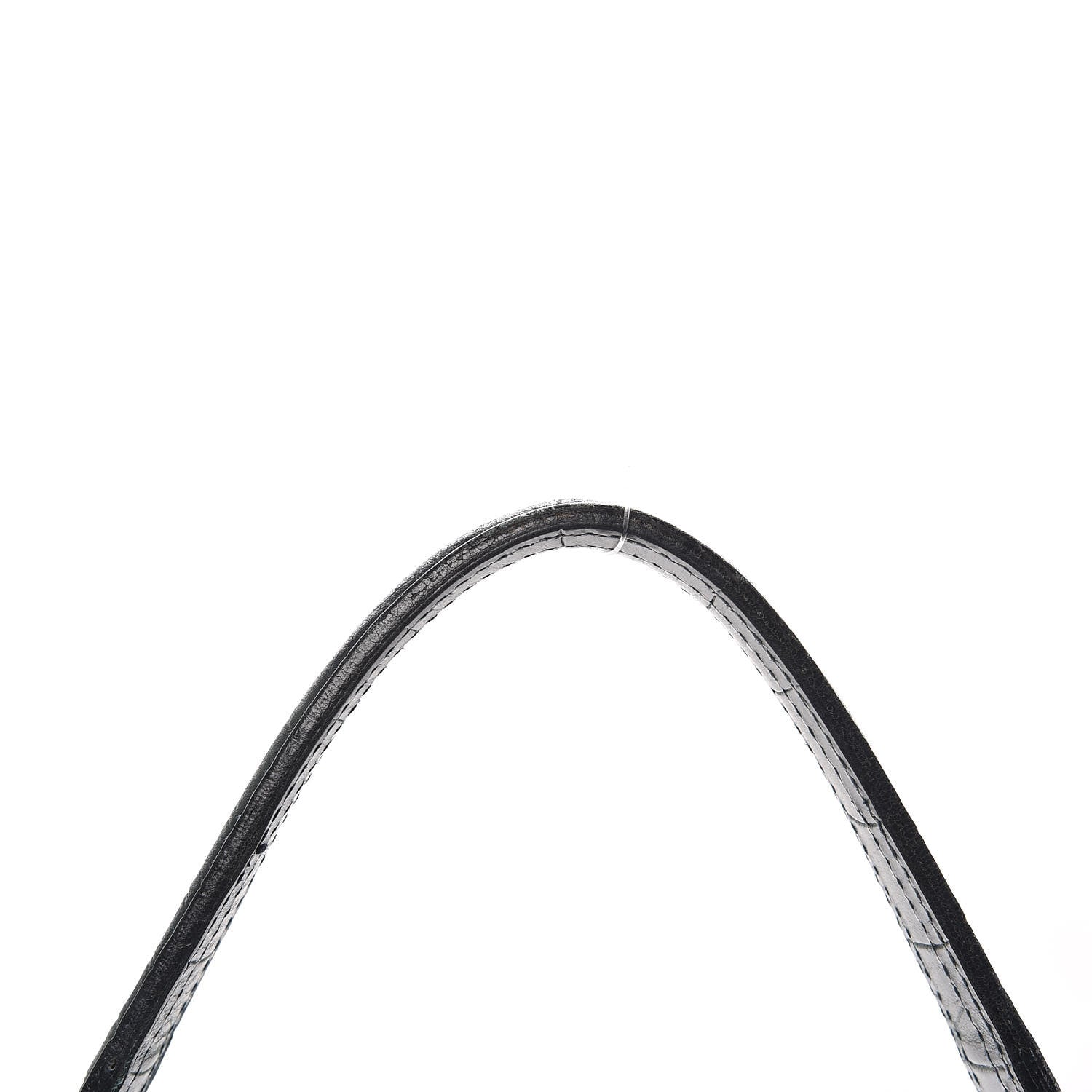 Saint Laurent Nubuck Croc Embossed Large Muse Two Green 8 of 10