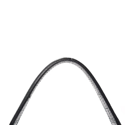 Saint Laurent Nubuck Croc Embossed Large Muse Two Green 8 of 10