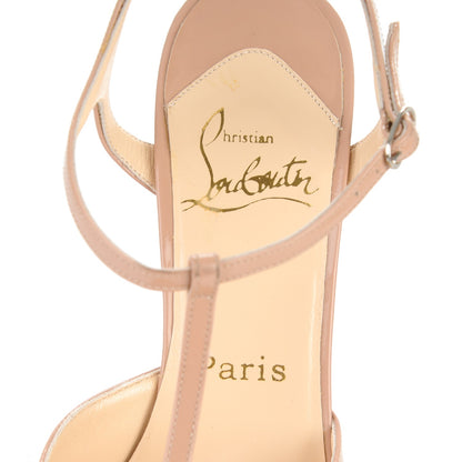 Christian Louboutin Patent Coxinelle 100 Pumps 35 Nude 6 of 7