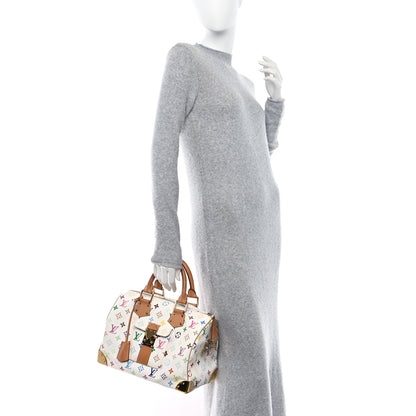 Louis Vuitton Monogram Multicolor Speedy 30 White 2 of 10