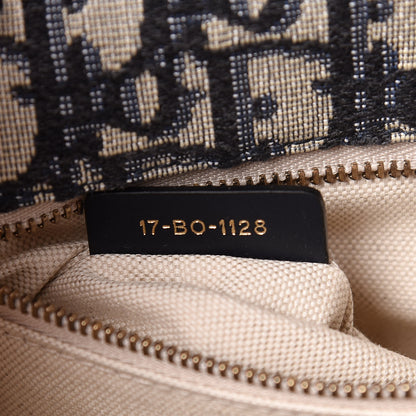 Christian Dior Oblique DiorAddict Flap Bag Navy Blue 7 of 16