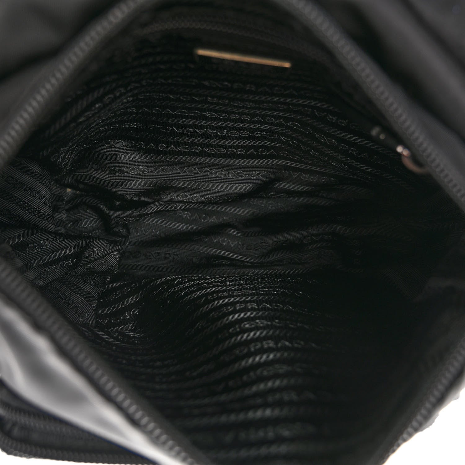 Prada Nylon Vela Messenger Black 5 of 11