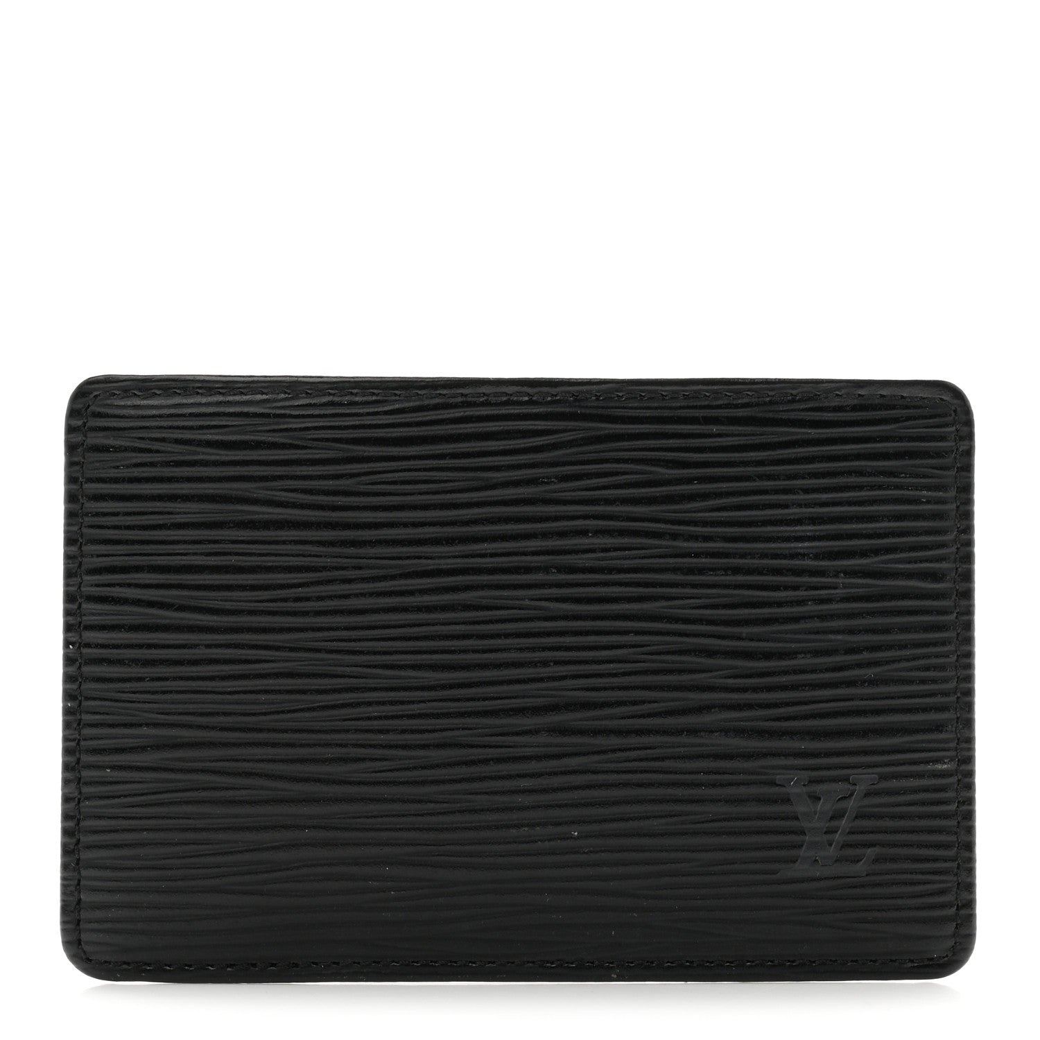Louis Vuitton Epi Card Holder Black 1 of 6