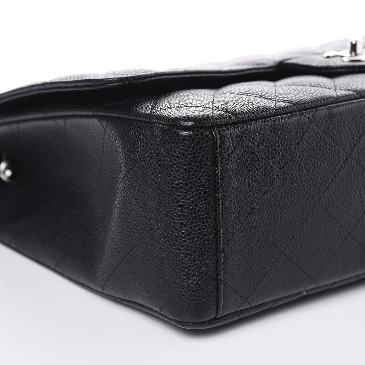 Caviar Quilted Maxi Single Flap Black