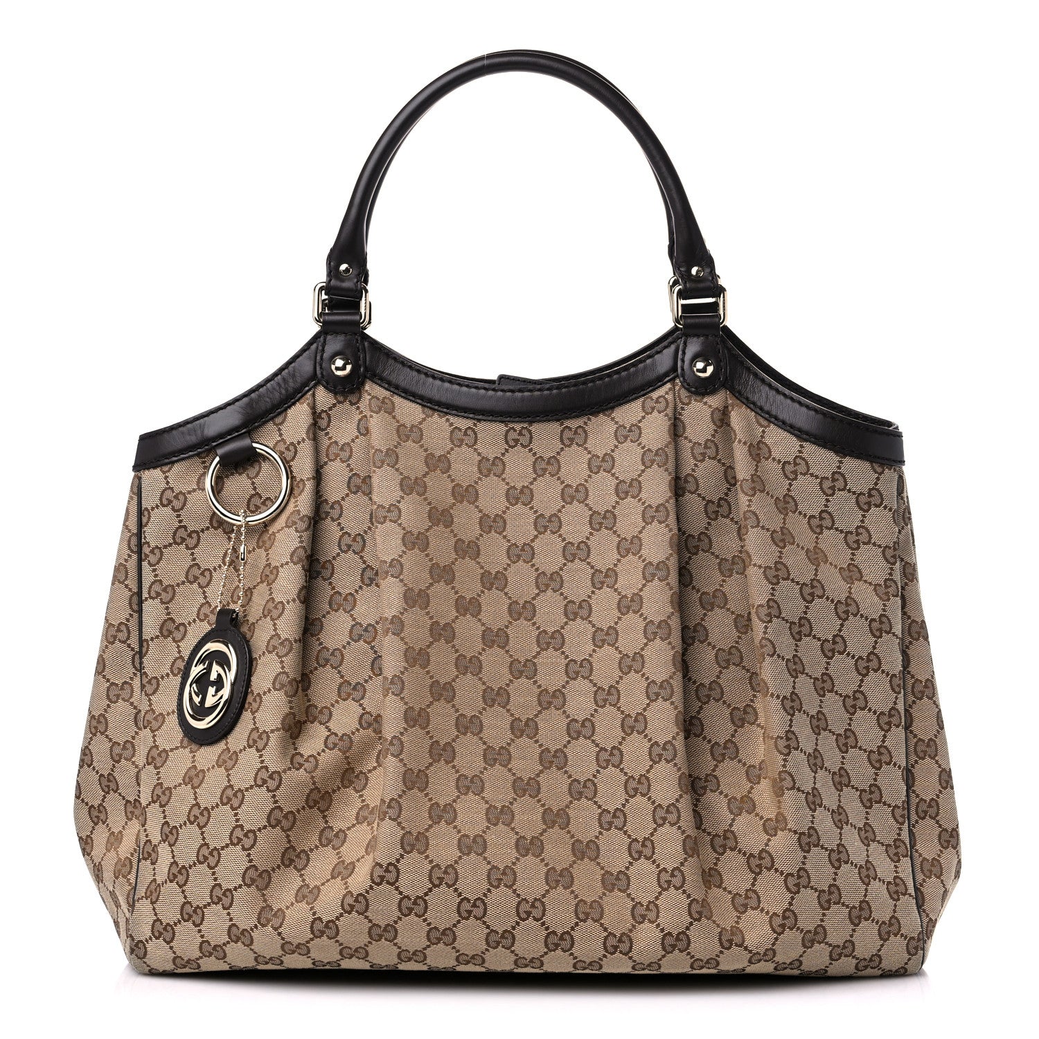 Gucci Monogram Large Sukey Tote Dark Brown 1 of 11