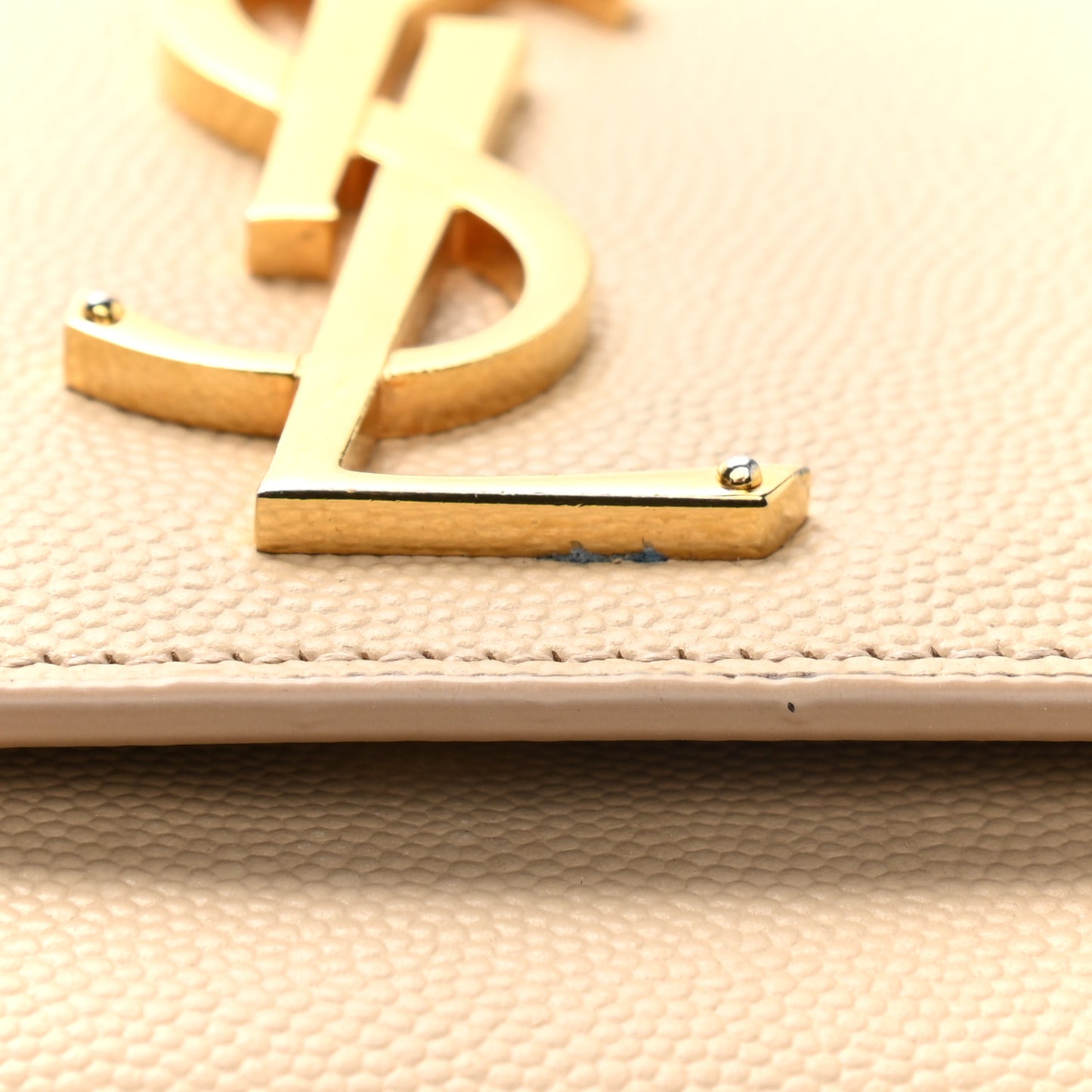 Grain De Poudre Medium Monogram Kate Satchel Nude Powder