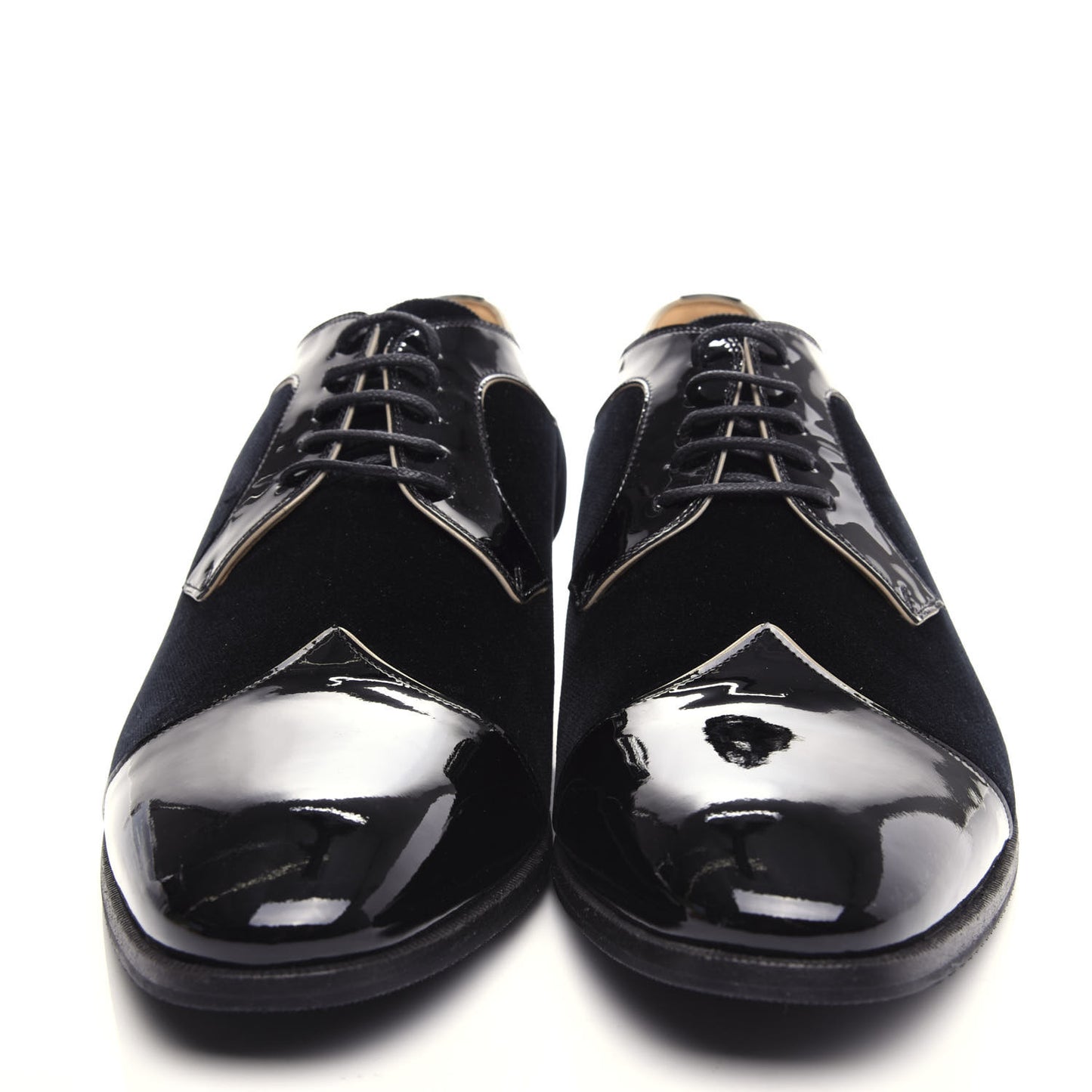 Velvet Patent Mens Reveille L'Amour Dress Shoes 11 Black