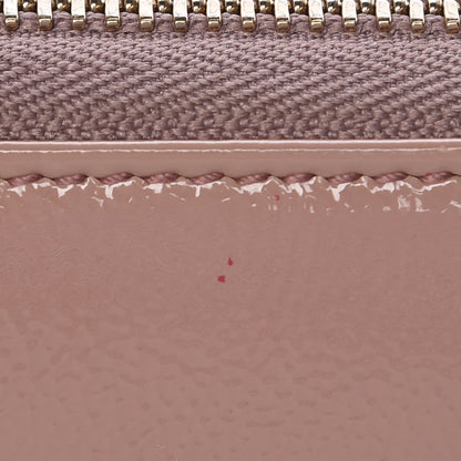Gucci Patent Soho Zip Around Wallet Dark Cipria 10 of 12