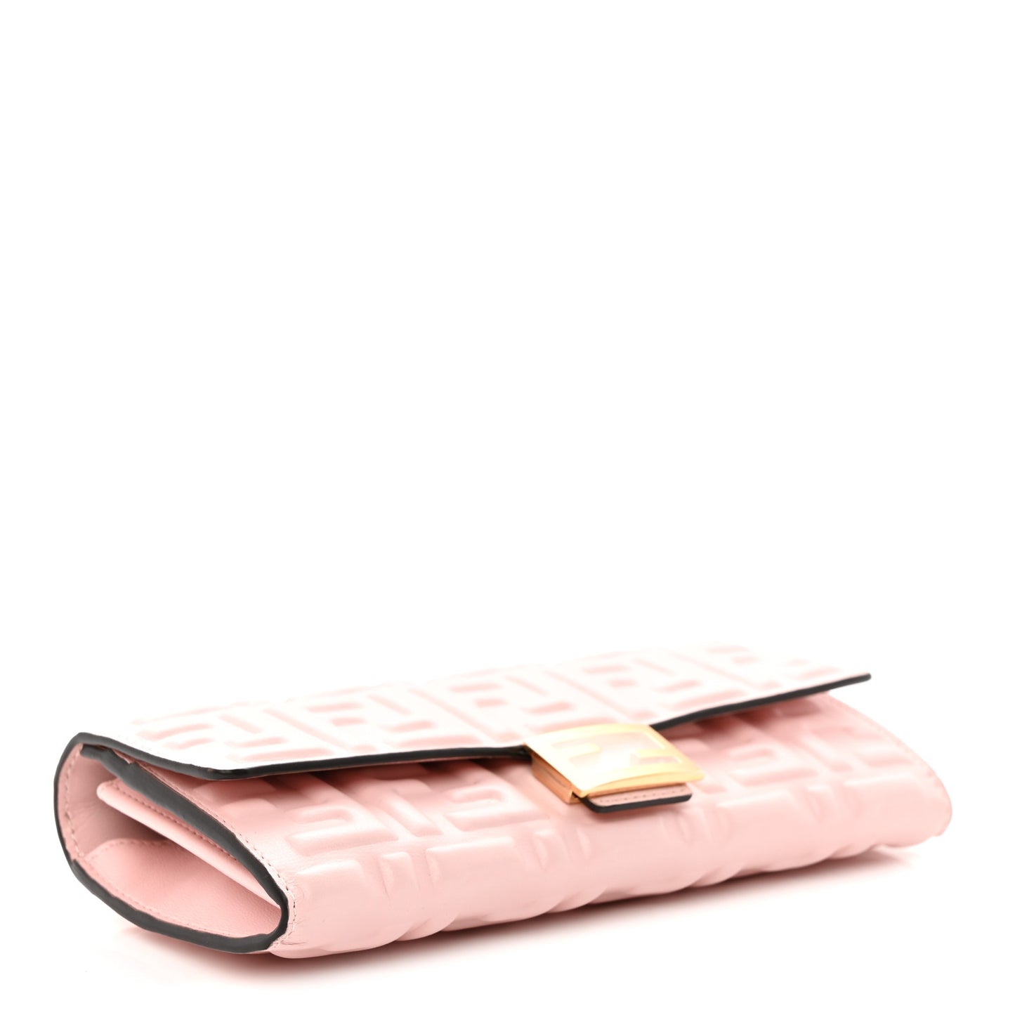 Nappa Matisse FF Embossed Continental Wallet Rosa Confetto