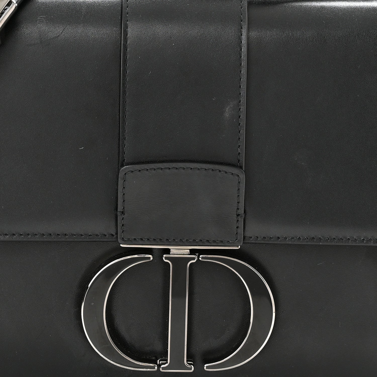 Christian Dior 30 Montaigne Flap Bag Black 7 of 12