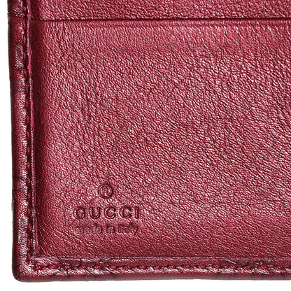 Gucci Guccisima Heart Flap French Wallet Dark Red 6 of 7
