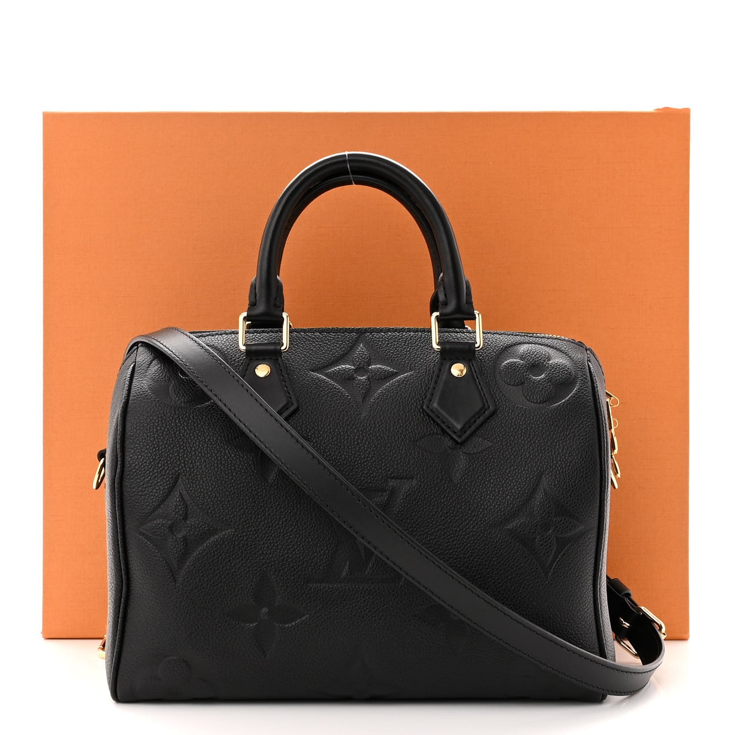 Empreinte Monogram Giant Speedy Bandouliere 25 Black