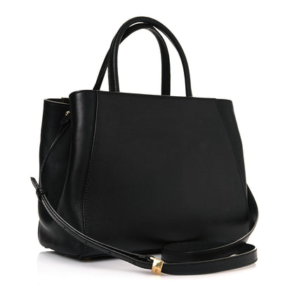 Fendi Vitello Elite Petite 2Jours Tote Black 3 of 15