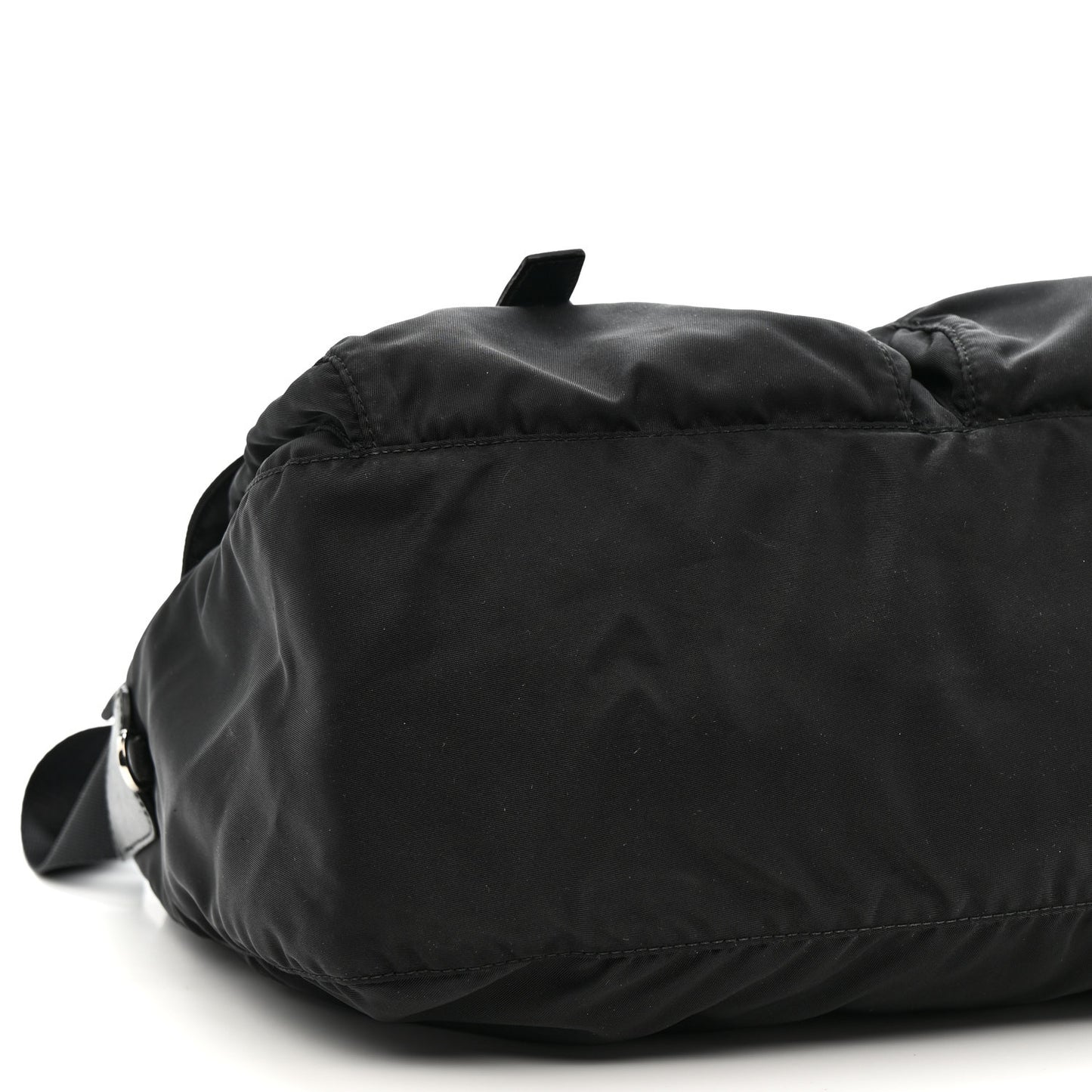 Nylon Vela Sport Messenger Bag Black