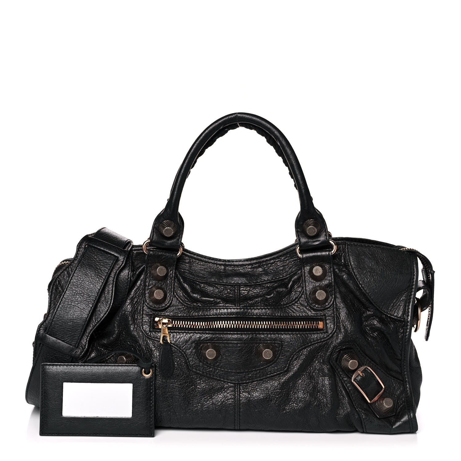 Balenciaga Agneau Giant 21 Rose Gold Hardware Part Time Black 1 of 12